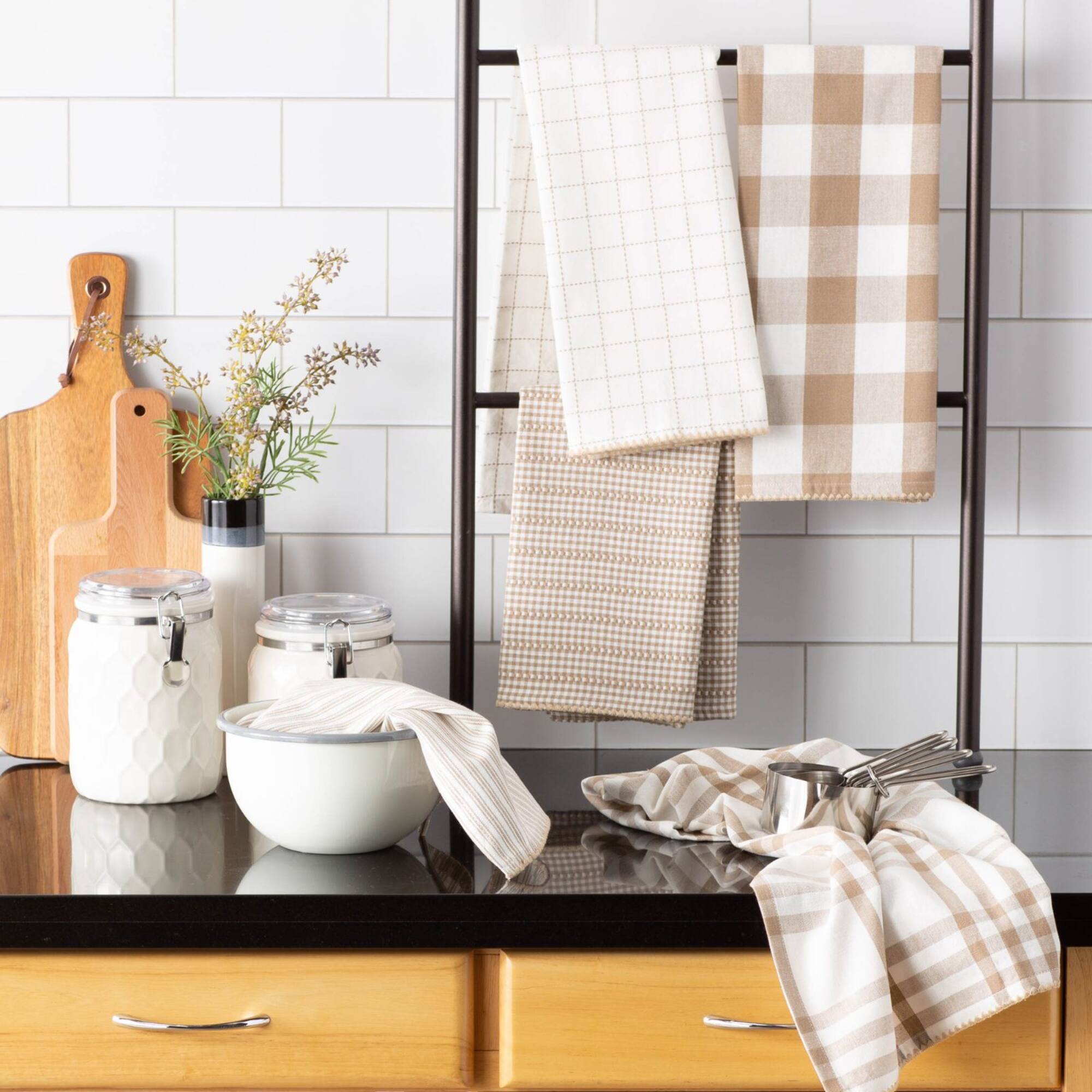 DII® Stone Farmhouse Woven Dishtowel Set